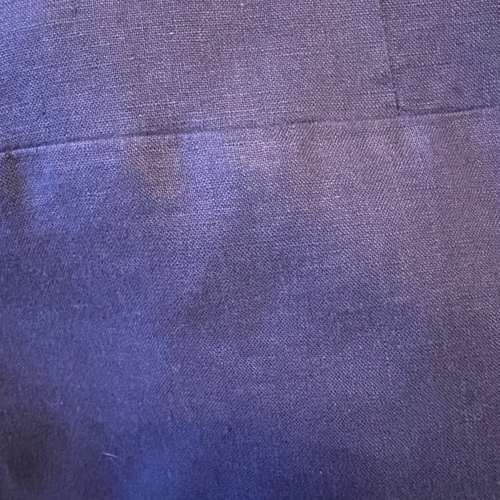 NWOT J. Jill Love Linen Blue Linen Dress – Size Large R - Picture 9 of 12